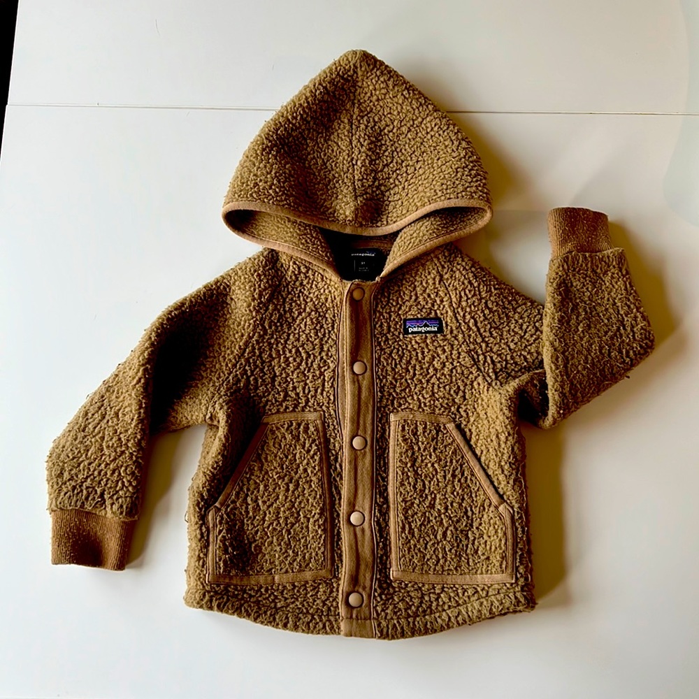 3T Patagonia Brown Sherpa Fleece. Unisex